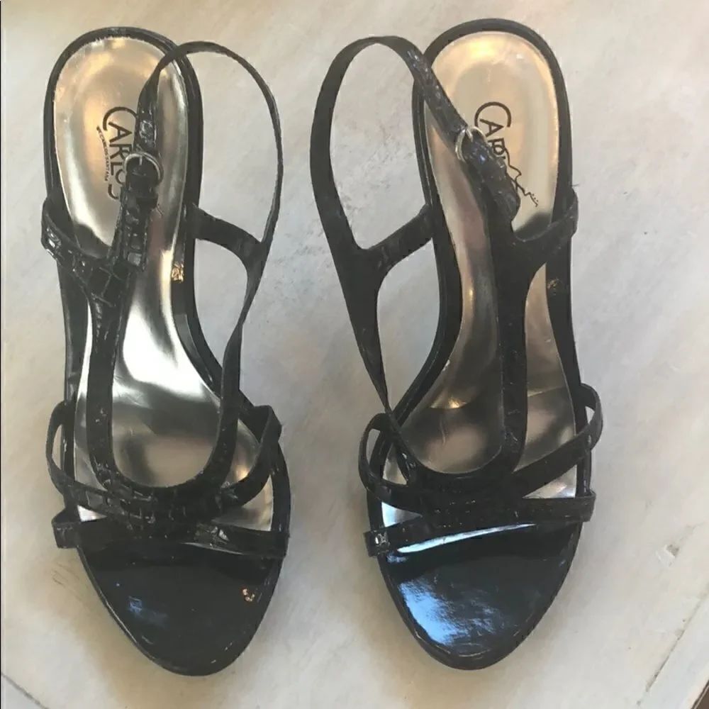 Carlos Santana black heels size 8